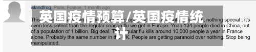 英国疫情预算/英国疫情统计-第2张图片