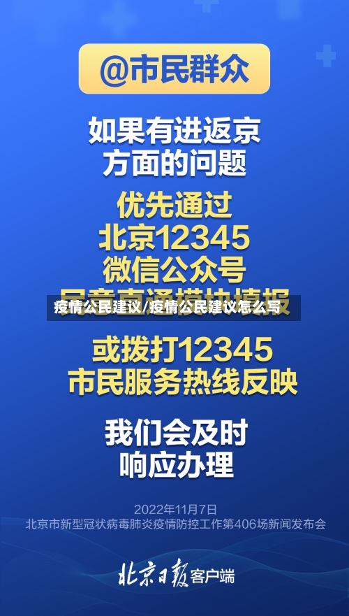 疫情公民建议/疫情公民建议怎么写-第3张图片