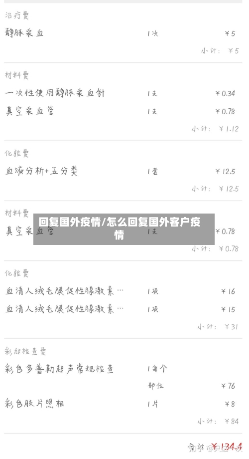回复国外疫情/怎么回复国外客户疫情