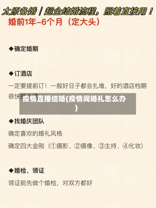 疫情直播结婚(疫情间婚礼怎么办)