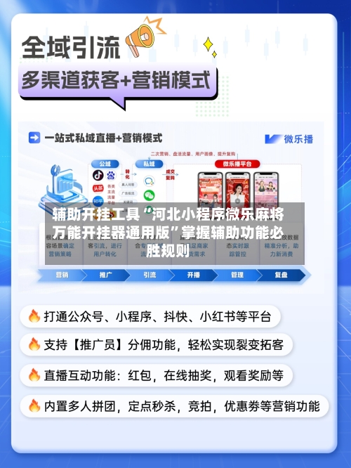 辅助开挂工具“河北小程序微乐麻将万能开挂器通用版”掌握辅助功能必胜规则