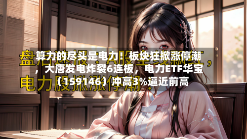 算力的尽头是电力！板块狂掀涨停潮，大唐发电炸裂6连板，电力ETF华宝（159146）冲高3%逼近前高