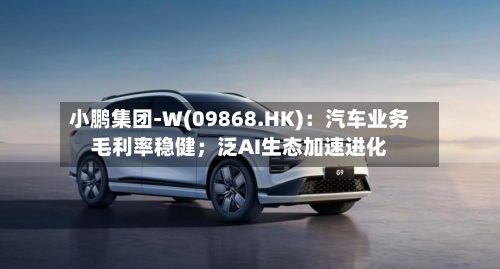 小鹏集团-W(09868.HK)：汽车业务毛利率稳健；泛AI生态加速进化