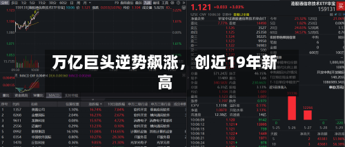 万亿巨头逆势飙涨，创近19年新高