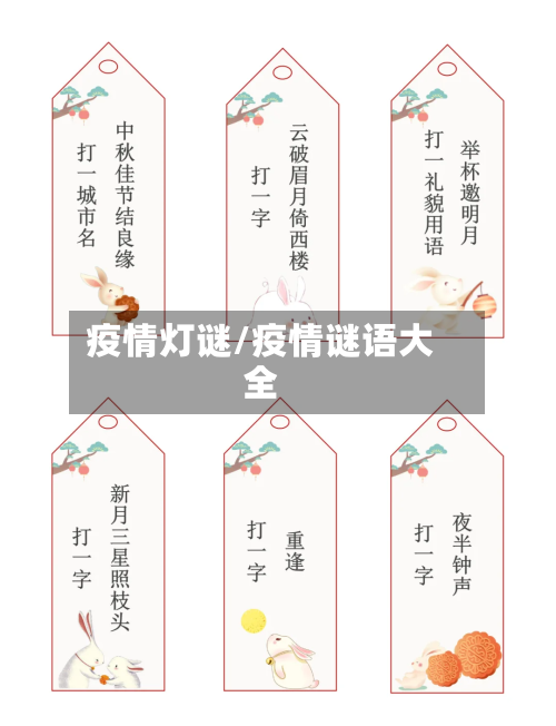 疫情灯谜/疫情谜语大全