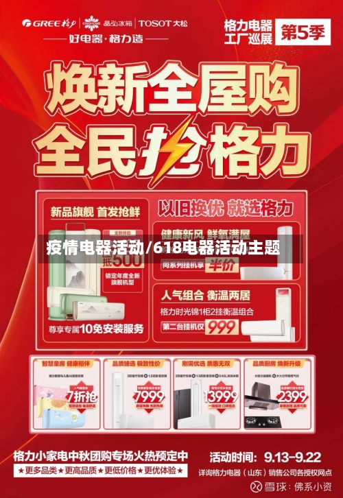 疫情电器活动/618电器活动主题