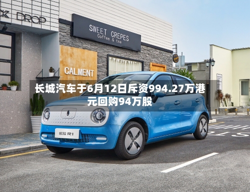 长城汽车于6月12日斥资994.27万港元回购94万股