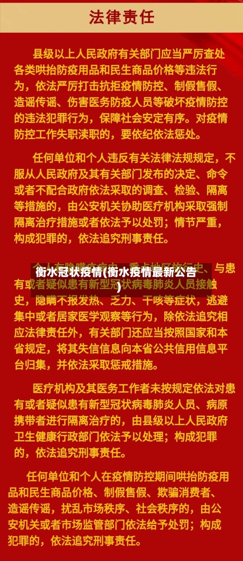 衡水冠状疫情(衡水疫情最新公告)