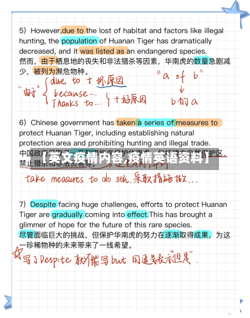 【英文疫情内容,疫情英语资料】