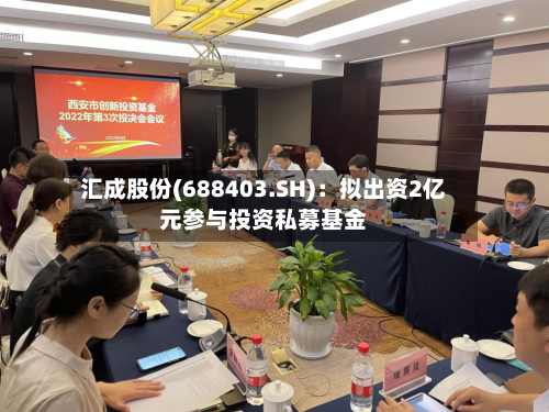 汇成股份(688403.SH)：拟出资2亿元参与投资私募基金